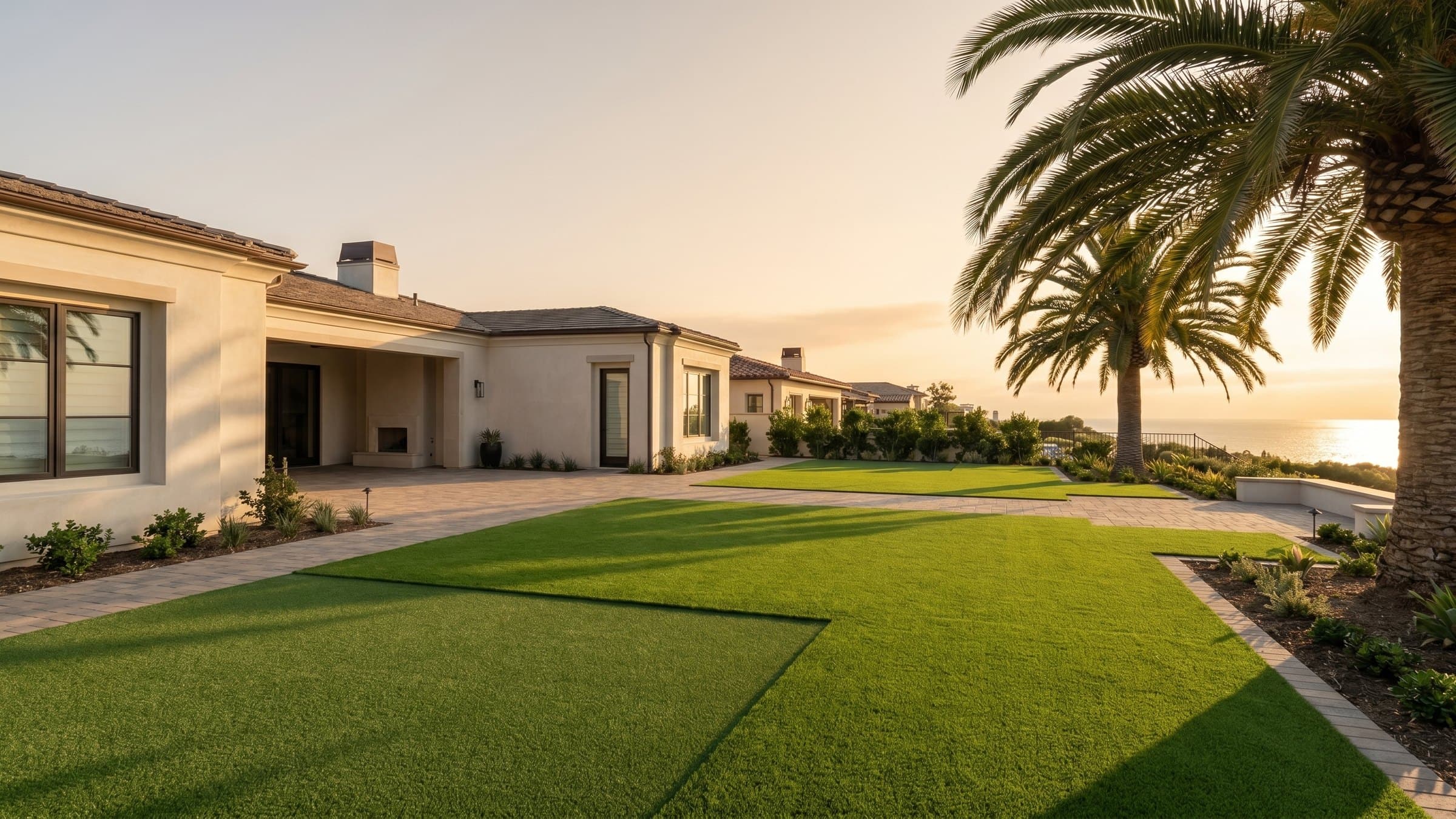 Artificial turf installation in Carlsbad, CA