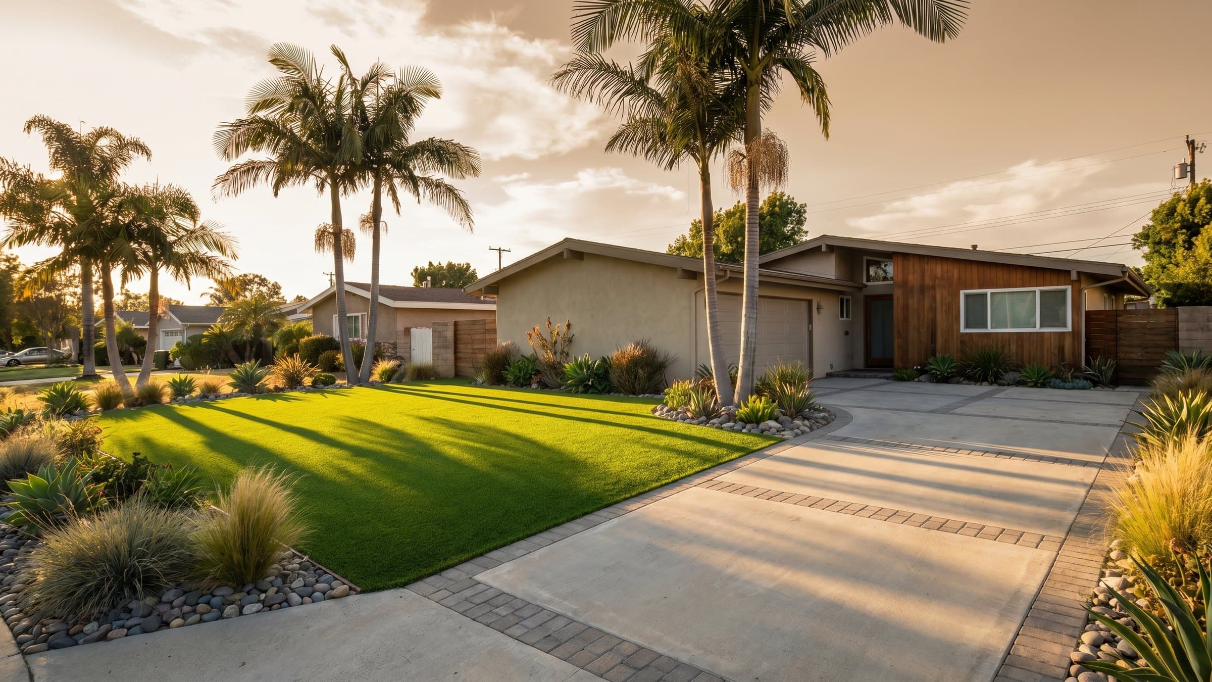 Artificial turf installation in Los Angeles, CA