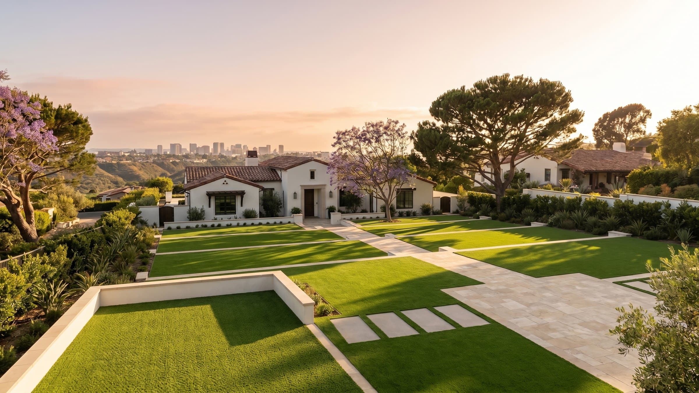 Artificial turf installation in San Diego, CA