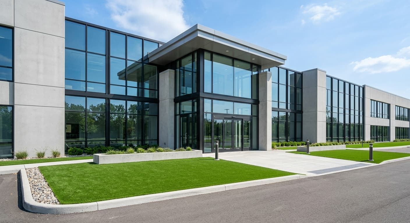 Commercial Turf installation by Turf Soldier