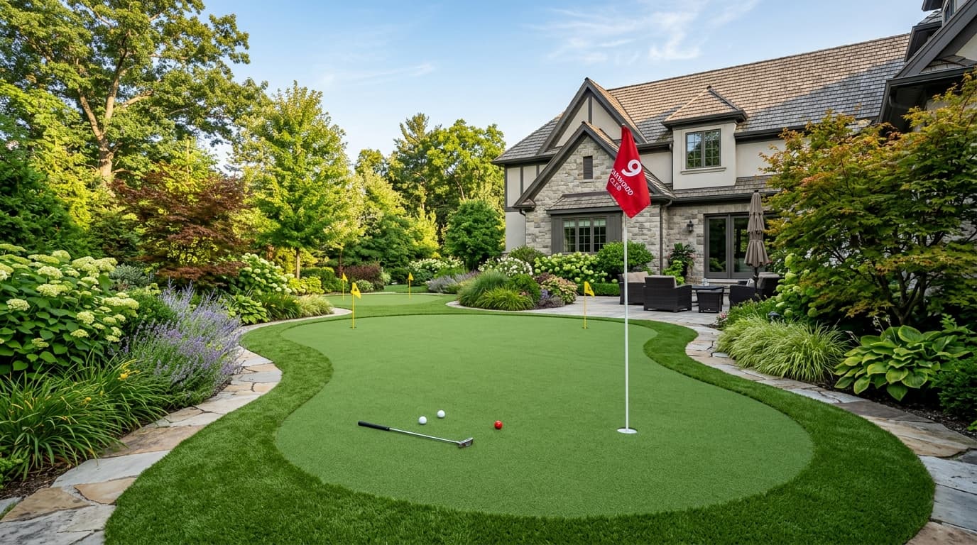 Putting Greens: artificial turf installation in Southern California