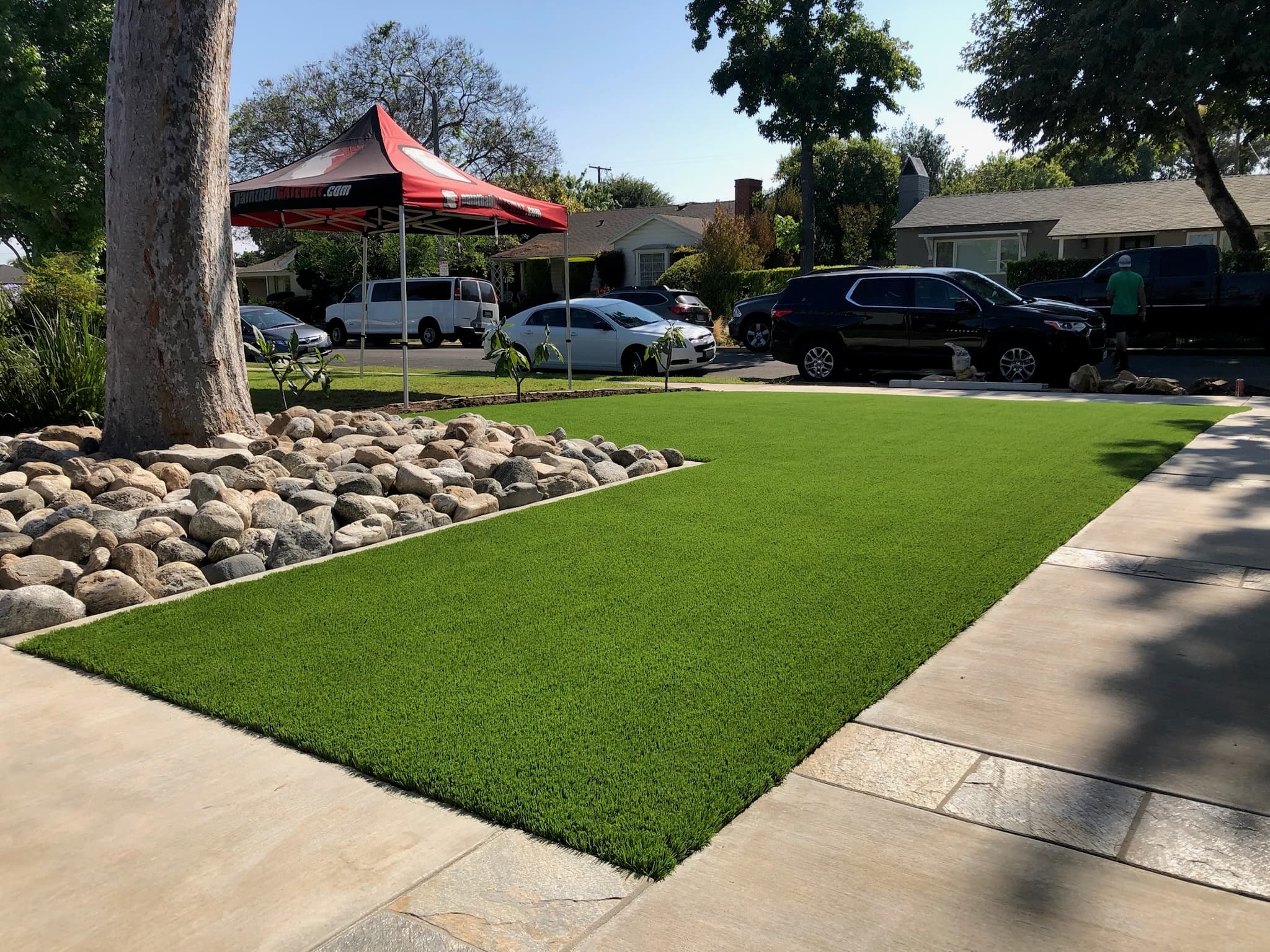 Residential install in Simi Valley, 800 sq ft, SYNLawn Precision